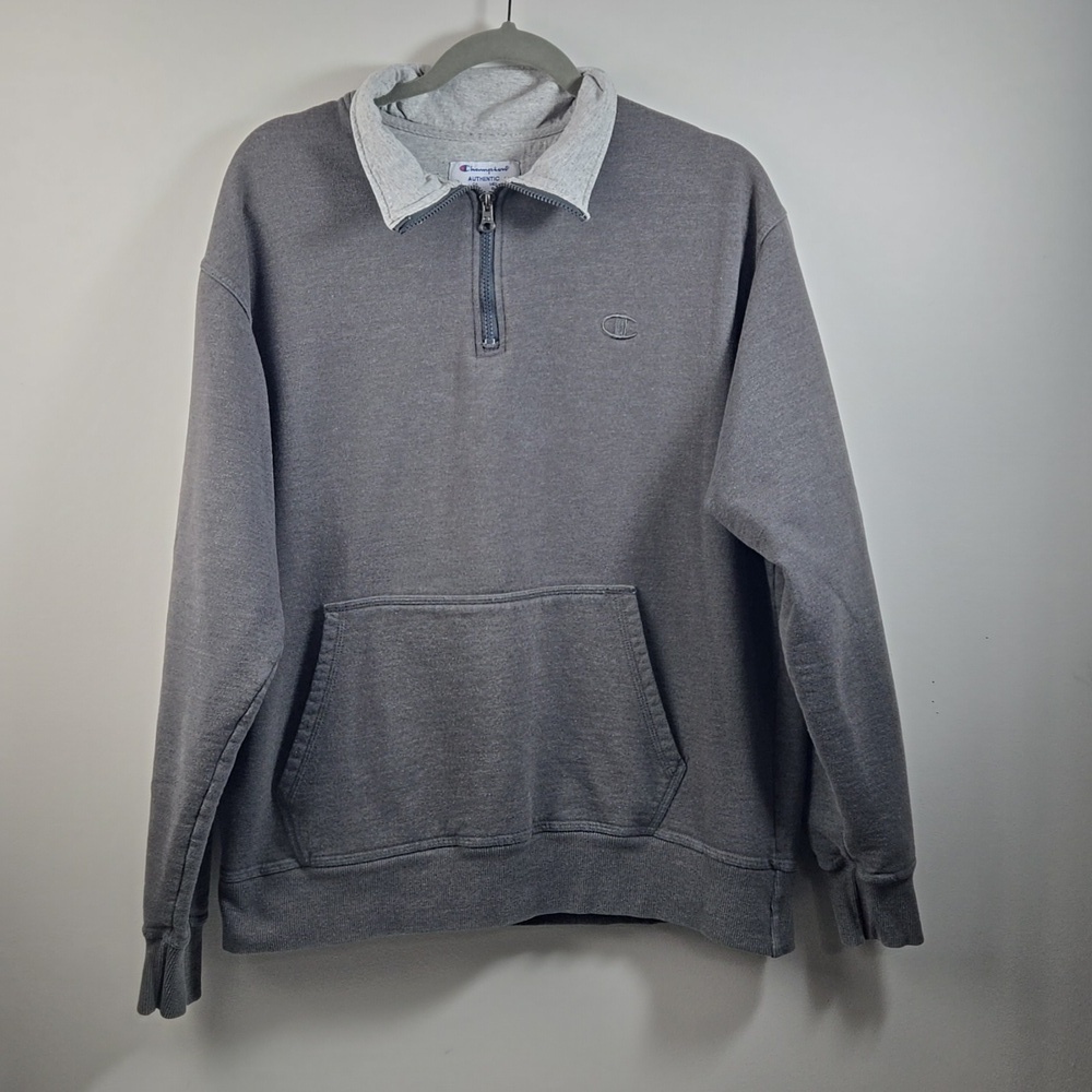 Champion gray quarter zip pullover